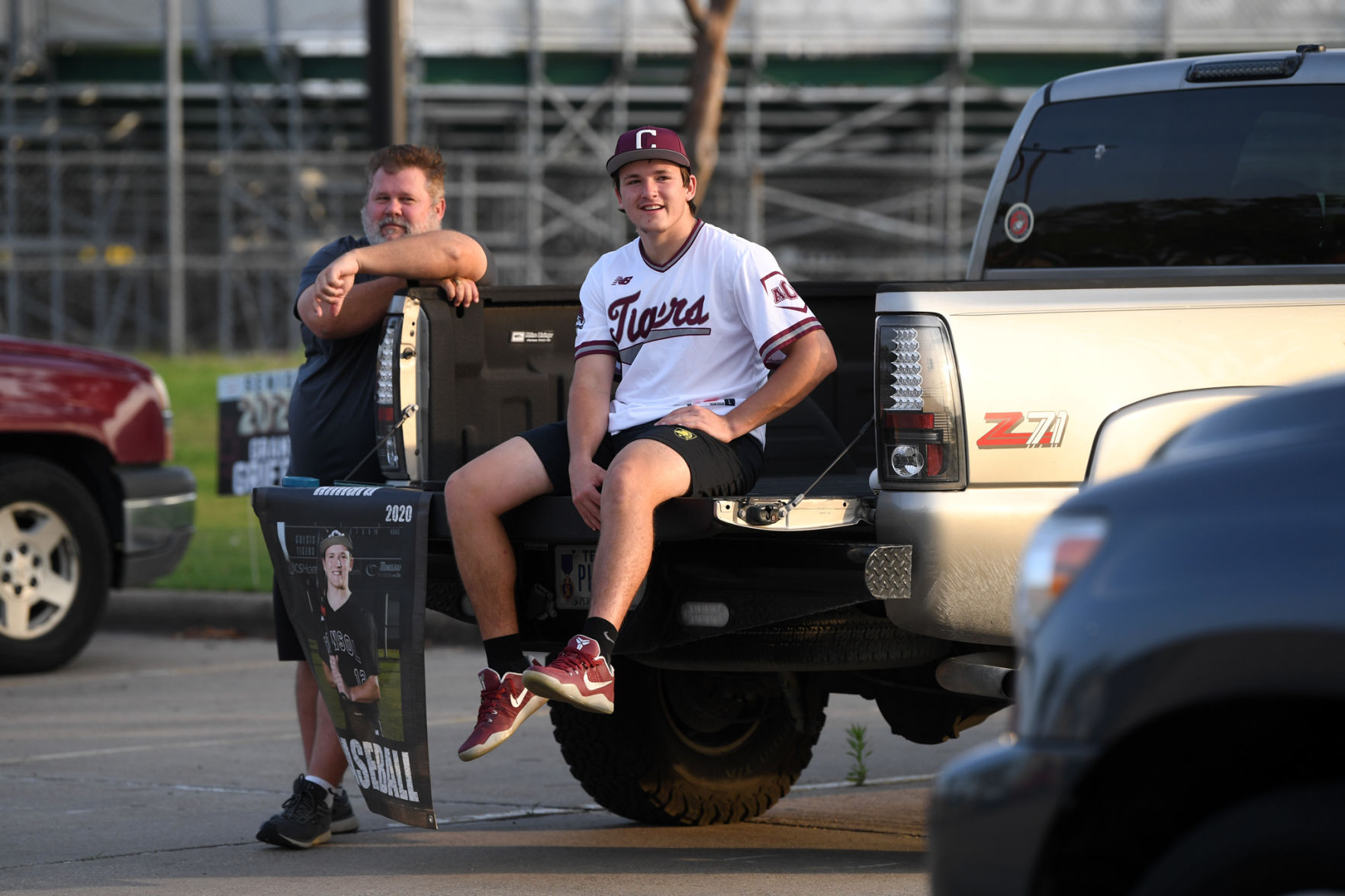 A&M Consolidated baseball Senior Night